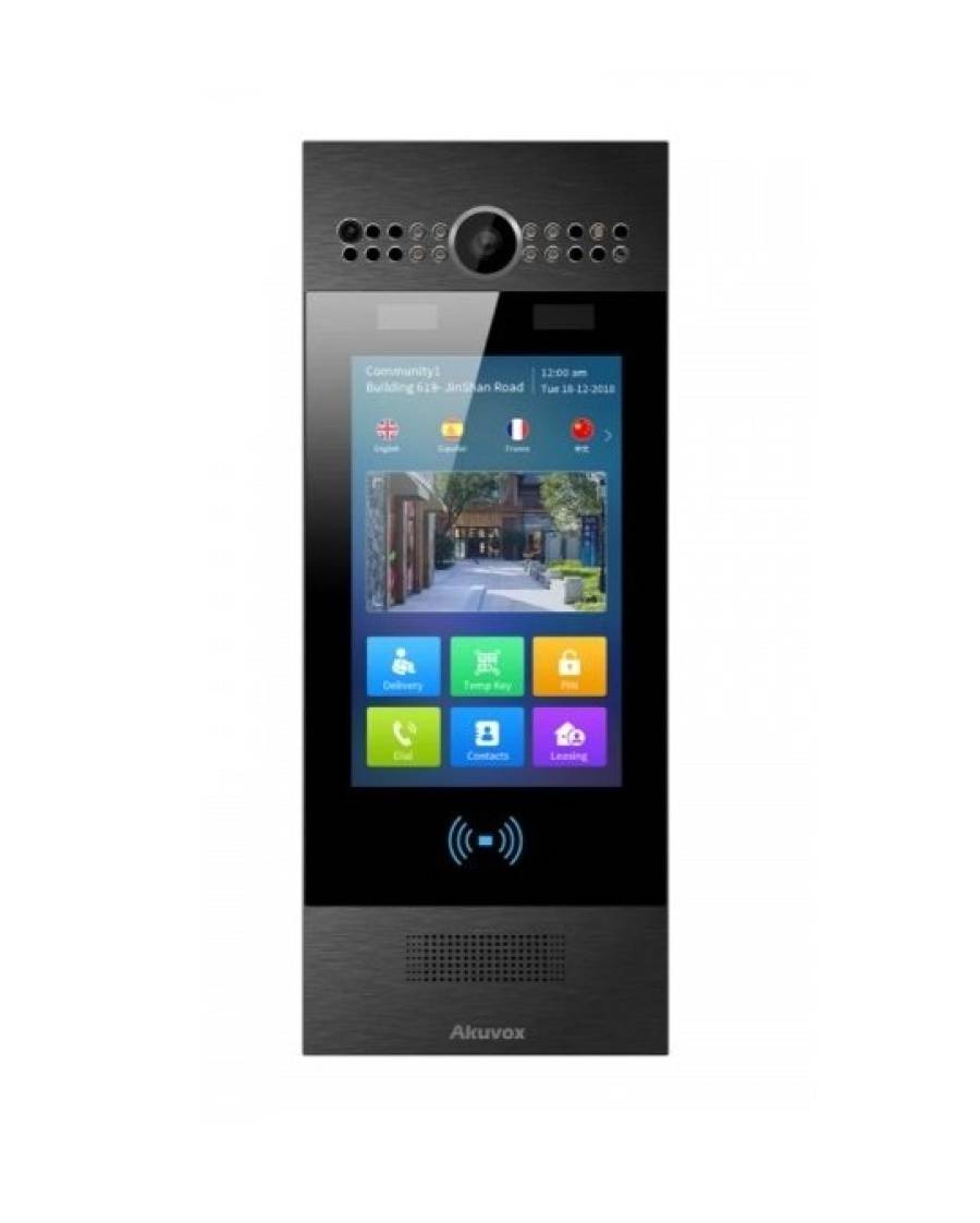 Akuvox R29C-B SIP Door Phone with Facial Recognition and Thermometry  (on-wall)